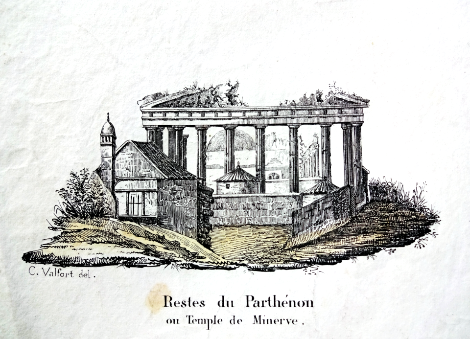 Parthenon with mosque, 1826