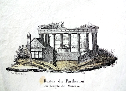 Parthenon with mosque, 1826