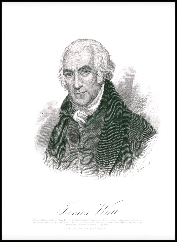 3960 Wolff4 James Watt sculp Alexander Zschokke (1820) Stecher Creuzbauer'sche Buch - und Kunsthandlung Verlag Karlsruhe um 1820