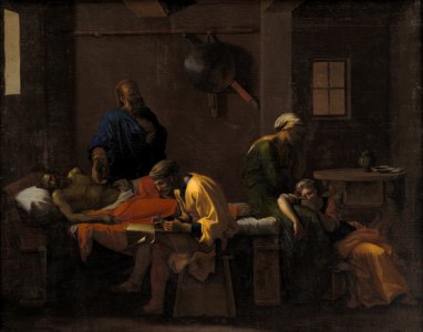 Nicolas Poussin (1594-1665), The Testament of Eudamidas, 1644-48. kms3889