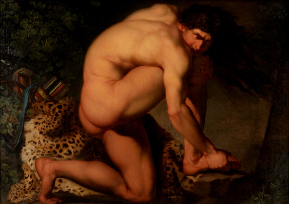 Nicolai Abildgaard (1743-1809): The Wounded Philoctetes, 1775, KMS586