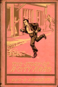 The Story of a City Arab by George E. Sargent (c.1890s). Free illustration for personal and commercial use.