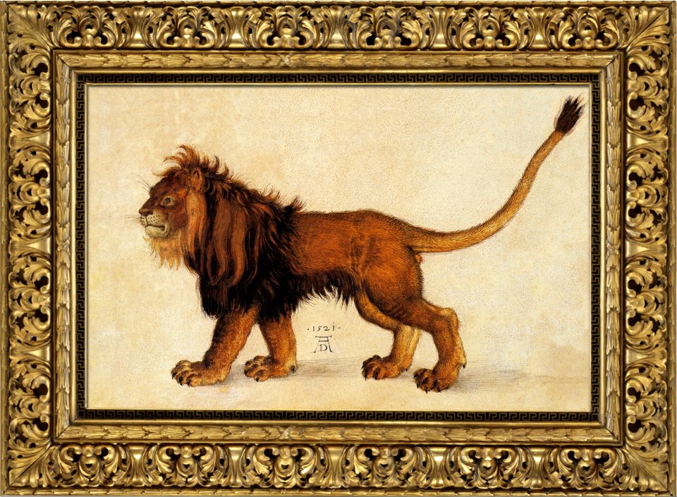 My Remix of  Albrecht Dürer's 1521 Lion