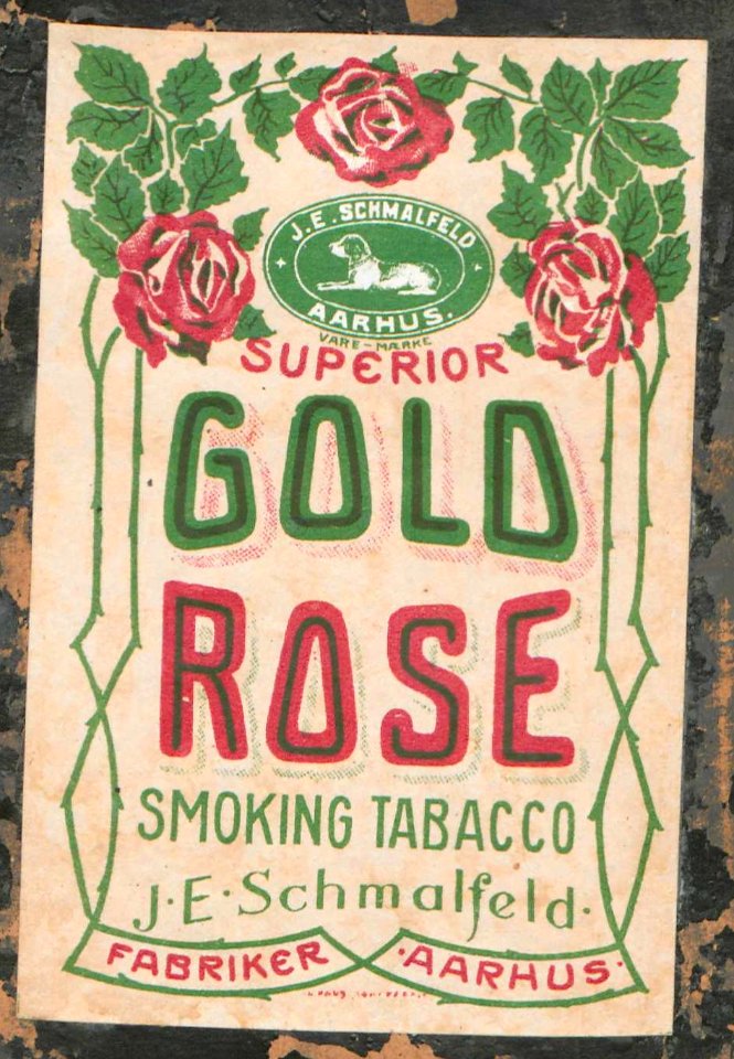 Gold Rose smoking Tobacco, Scmalfeld Tobakskompagni
