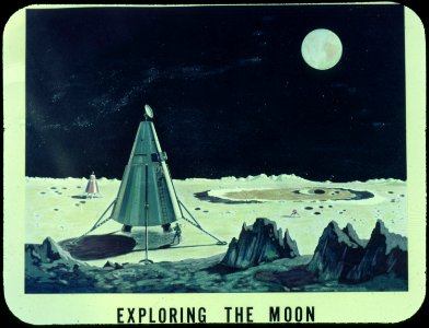 Humans on the moon