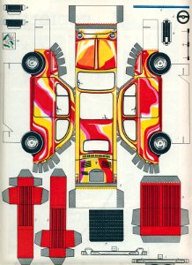 gioco della 500 L - corriere dei piccoli -  1968