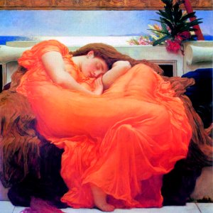 Flaming June. Free illustration for personal and commercial use.