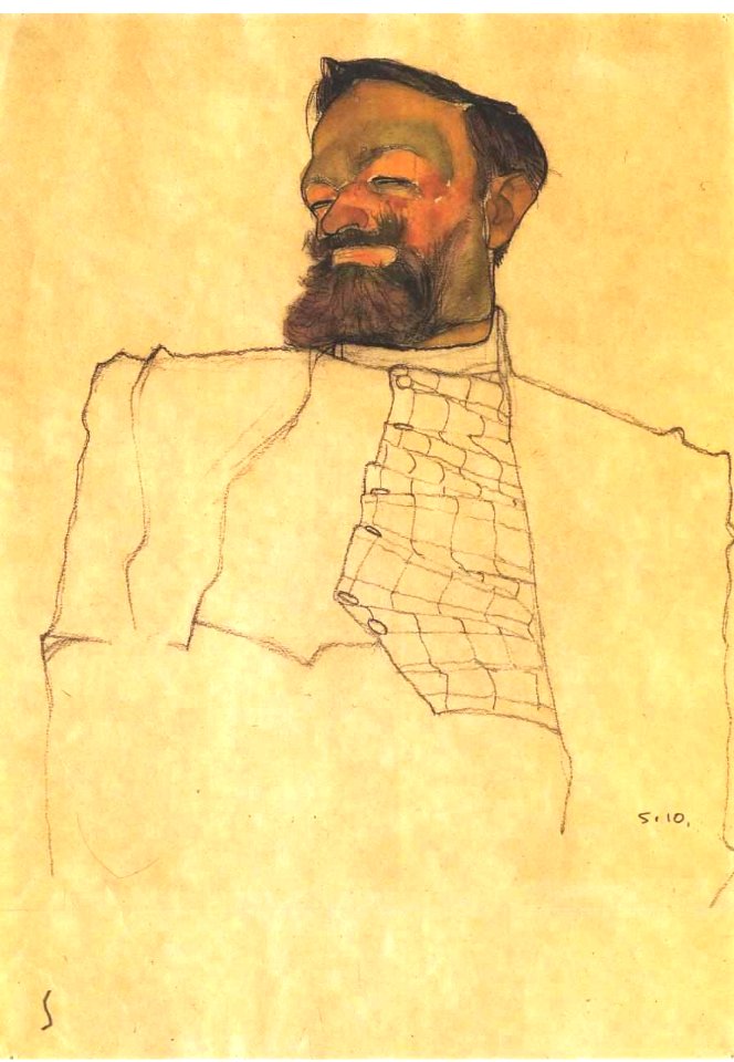 Egon Schiele  "Bildnis Carl Reininghaus" / "Portrait of Carl Reininghaus"