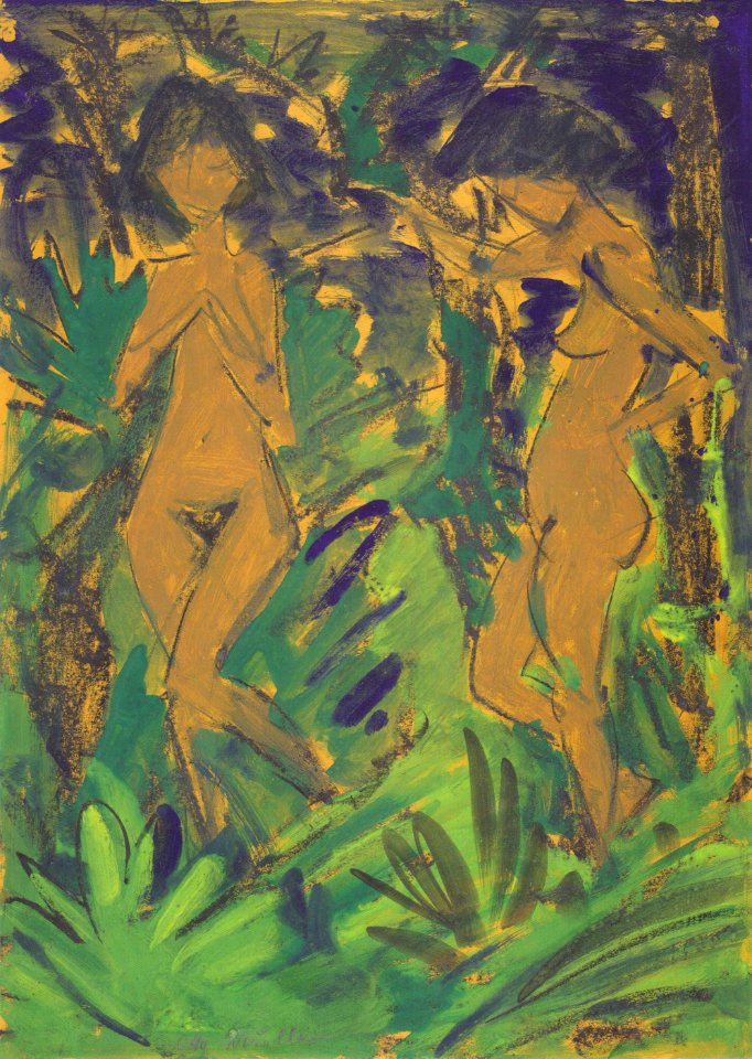 Otto Mueller - Zwei Akte im Freien, 1924-1927