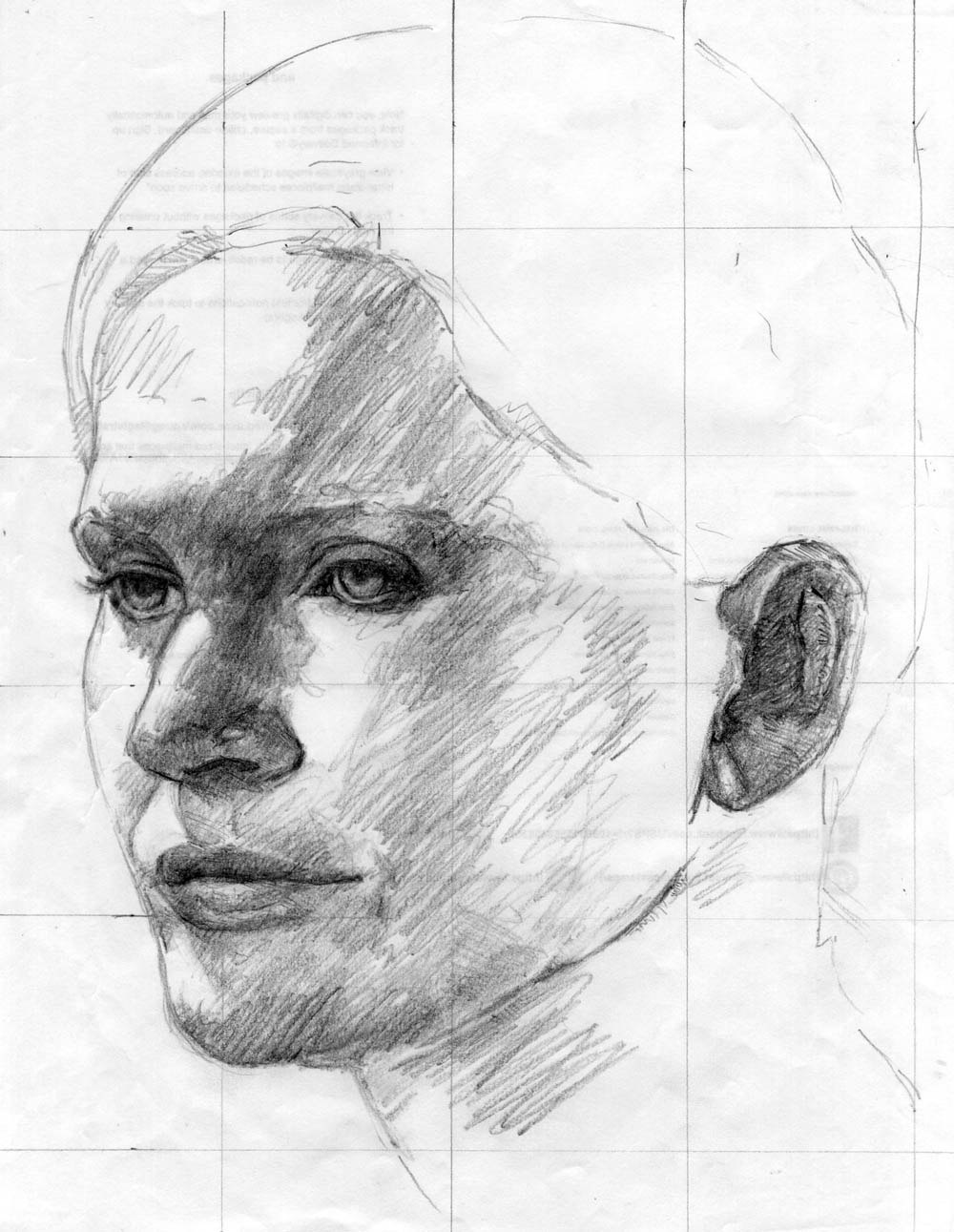 Natasha Henstridge Drawing - Traditional visual art under Public domain  license