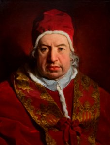 Pope Benedict XIV (Prospero Lambertini, 1675–1758). Free illustration for personal and commercial use.