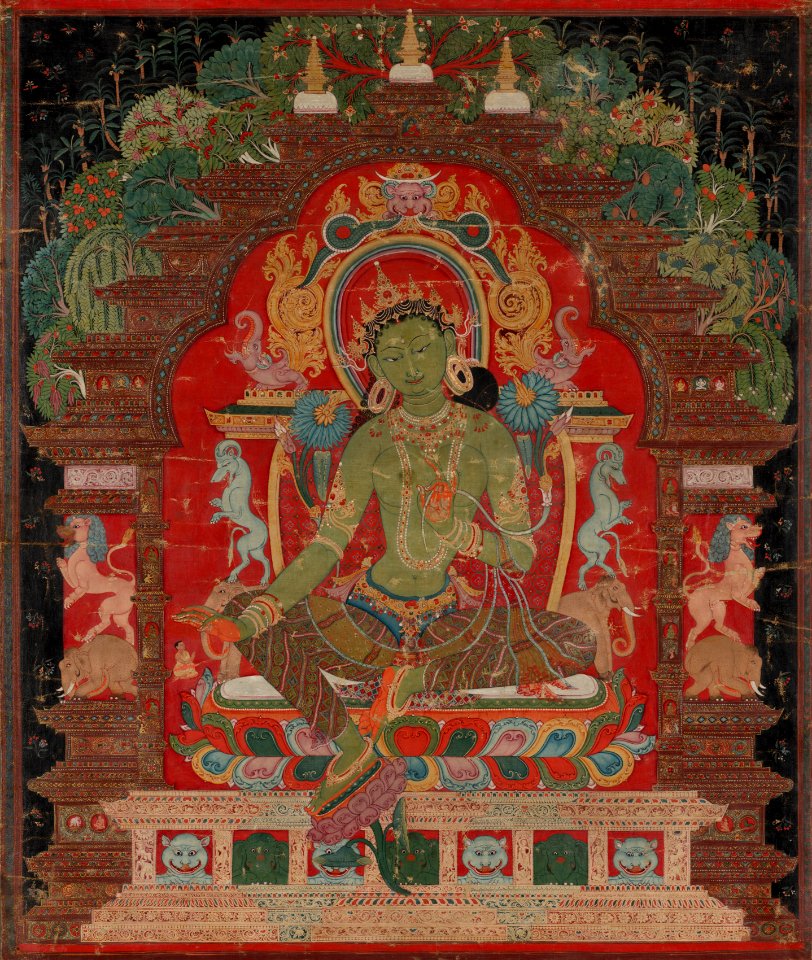 Green Tara- 1970.156 print