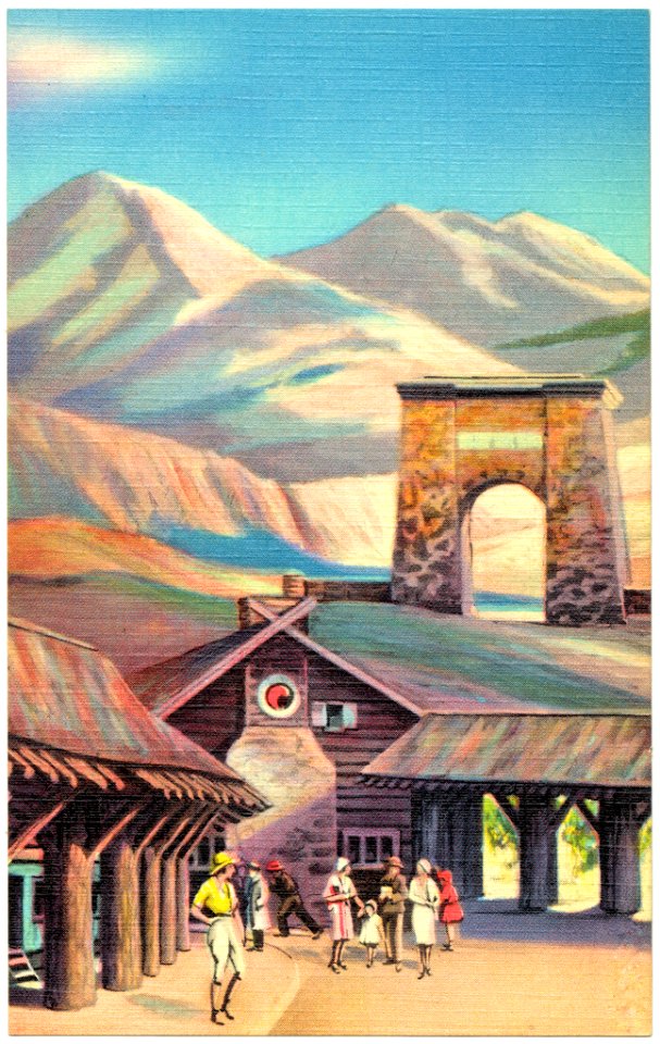 Gardiner Gateway   (Yellowstone is a UNESCO World Heritage Site)