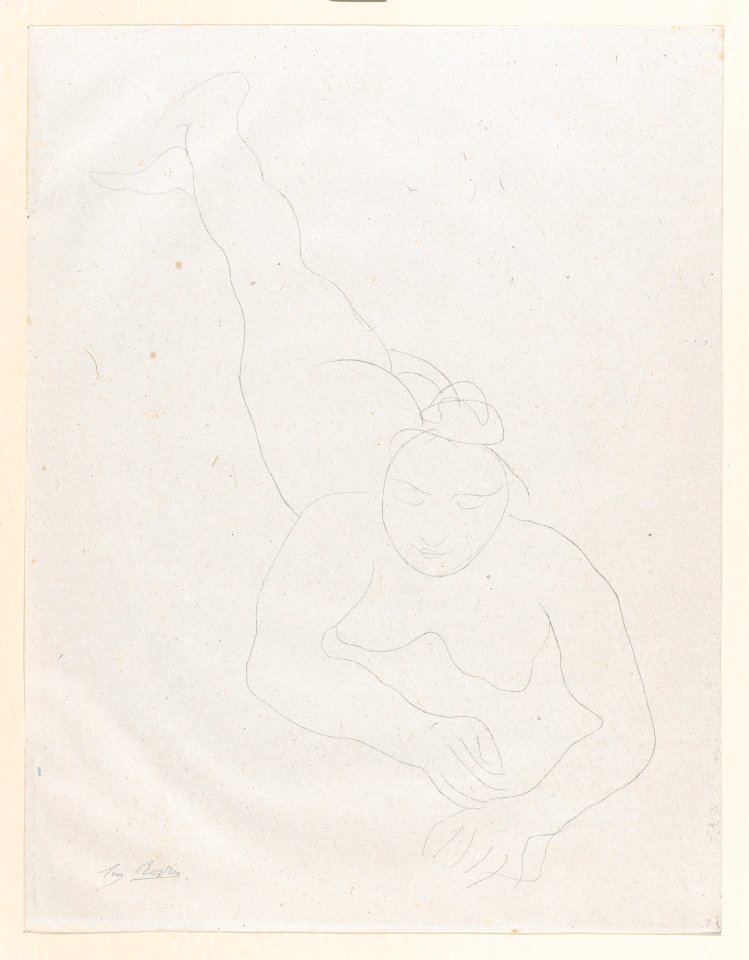 "Les jambes tendues et vibrantes..." MET DP865323