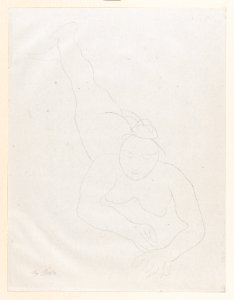 "Les jambes tendues et vibrantes..." MET DP865323