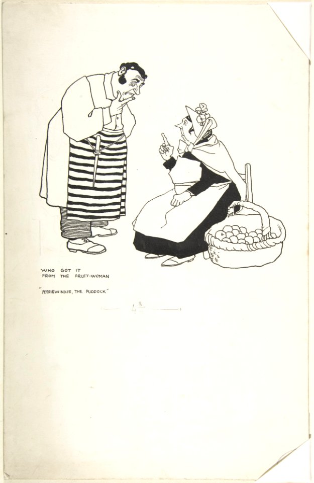 "Who Got it from the Fruit-woman"- Peeriwinkie the Puddock, from "Topsy-Turvy Tales" MET DP804902