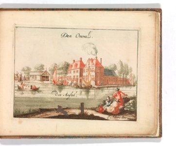 'Den Omval, den Amstel', in- Tooneel Der Voornaamste Nederlands Huizen, En Lust Hoven, Naar T Leven Afgebeeld MET DP-1664-040