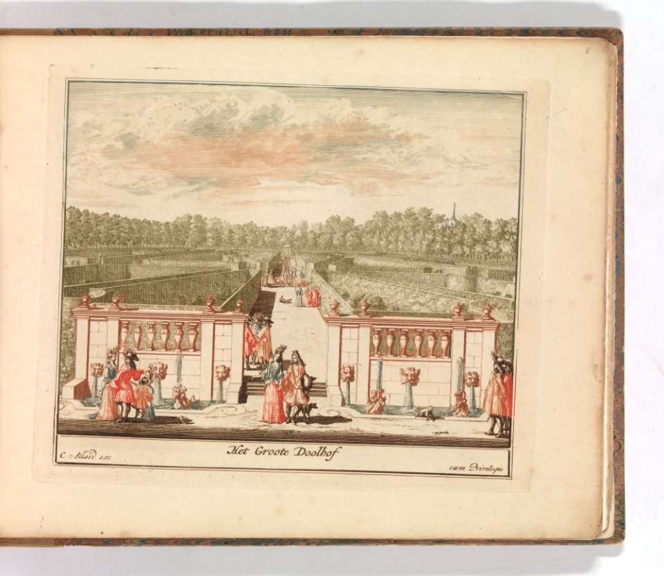 'Het Groote Doolhof', in- Tooneel Der Voornaamste Nederlands Huizen, En Lust Hoven, Naar T Leven Afgebeeld MET DP-1664-013