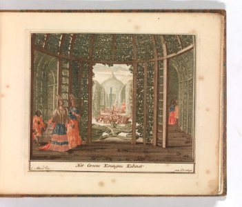 'Het Groene Koningins Kabinet', in- Tooneel Der Voornaamste Nederlands Huizen, En Lust Hoven, Naar T Leven Afgebeeld MET DP-1664-012