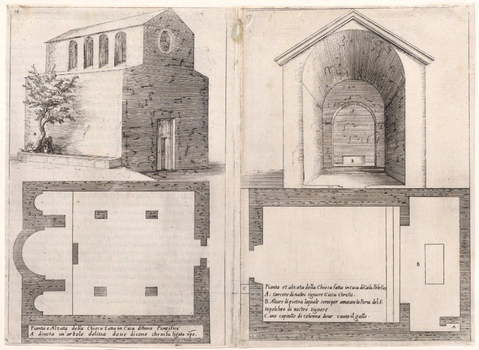 12th and 13th Plates, from Trattato delle Piante & Immagini de Sacri Edifizi di Terra Santa Met DP888542