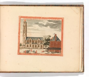 'D' Wester Kerck', in- Tooneel Der Voornaamste Nederlands Huizen, En Lust Hoven, Naar T Leven Afgebeeld MET DP-1664-032