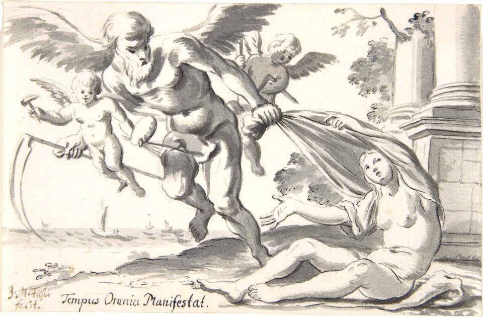 'Tempus omnia manifestat'- Allegory of Art and Knowledge MET DP803365