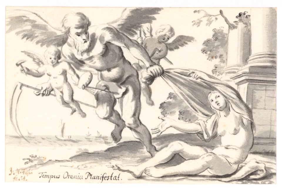 'Tempus omnia manifestat'- Allegory of Art and Knowledge MET DP145158