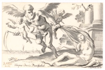 'Tempus omnia manifestat'- Allegory of Art and Knowledge MET DP145158