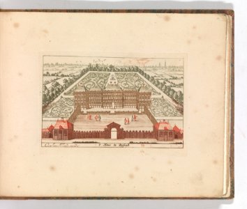 ' ’t Huis te Ryswyk' , in- Tooneel Der Voornaamste Nederlands Huizen, En Lust Hoven, Naar T Leven Afgebeeld MET DP-1664-021