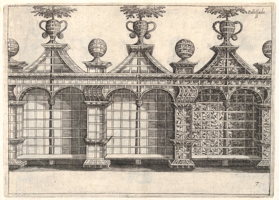 -Vraye Representations Des Portals, Palissades et Pavillions...- MET DP861159