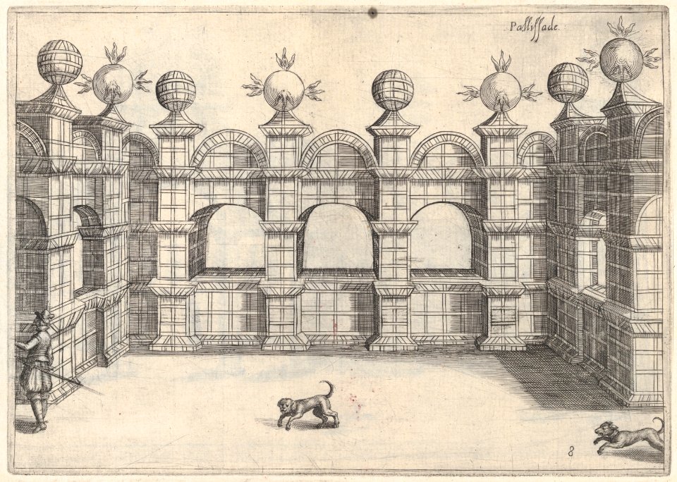 -Vraye Representations Des Portals, Palissades et Pavillions...- MET DP861160