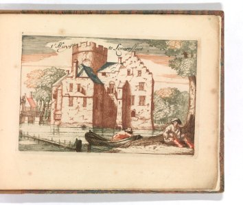 ' 't Huys Weeresteyn by the river Vecht' in- Tooneel Der Voornaamste Nederlands Huizen, En Lust Hoven, Naar T Leven Afgebeeld MET DP-1664-043
