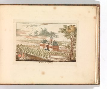 ' 't Huis te Ryksdorp' , in- Tooneel Der Voornaamste Nederlands Huizen, En Lust Hoven, Naar T Leven Afgebeeld MET DP-1664-023
