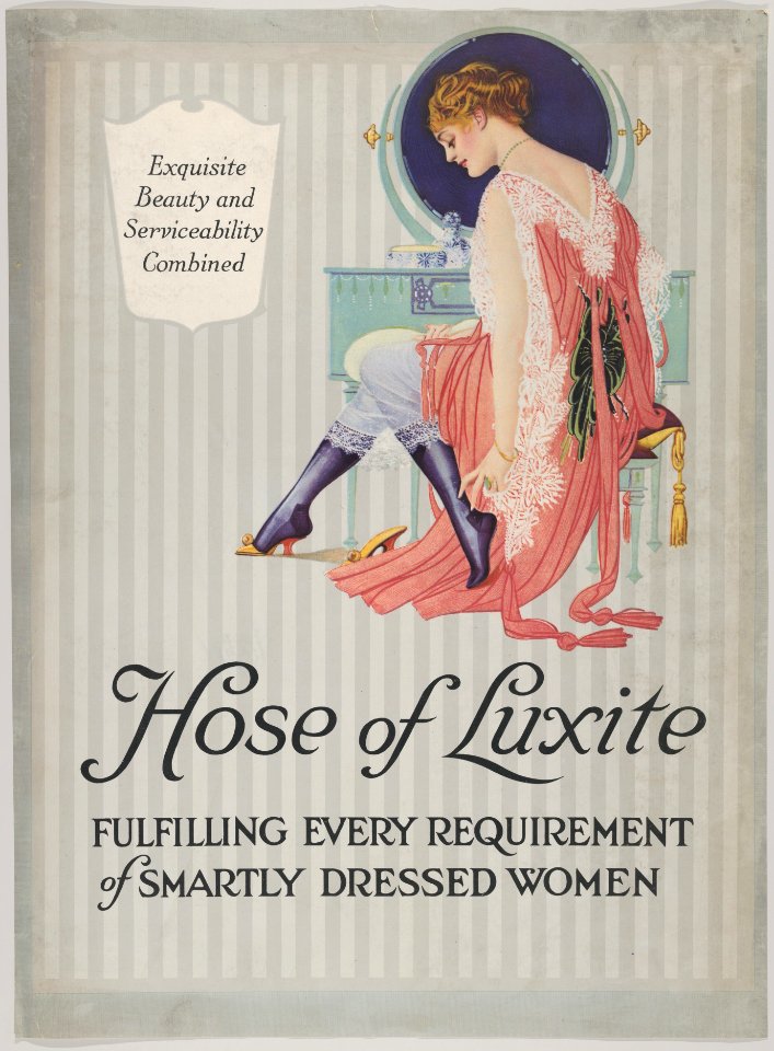 "Hose of Luxite" Advertisement for Holeproof Hosiery Co. MET DP834409