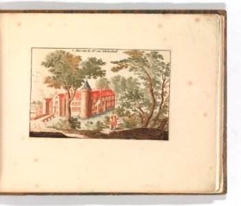 ' 't Huis van de Hr van Klinkerland', in- Tooneel Der Voornaamste Nederlands Huizen, En Lust Hoven, Naar T Leven Afgebeeld MET DP-1664-029