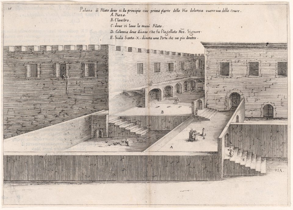 14th Plate, from Trattato delle Piante & Immagini de Sacri Edifizi di Terra Santa Met DP888543