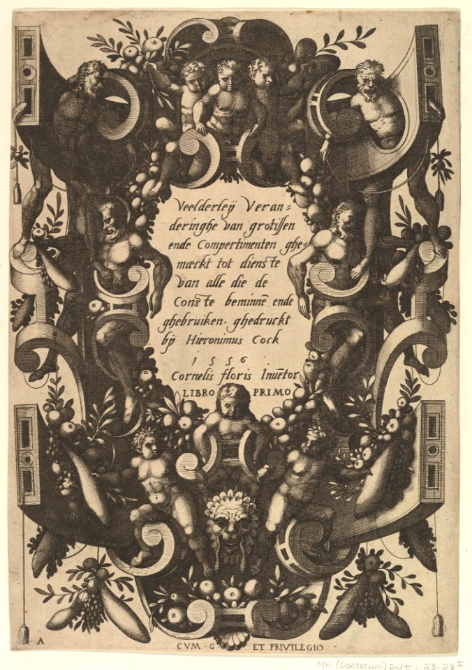 -Four plates of ornamental panels- MET DP823056