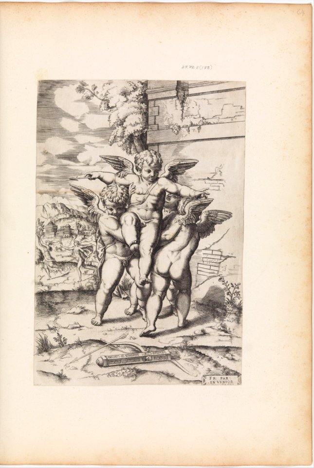 -Four Cupids; Apollo and Daphne in the Background- MET DP269632