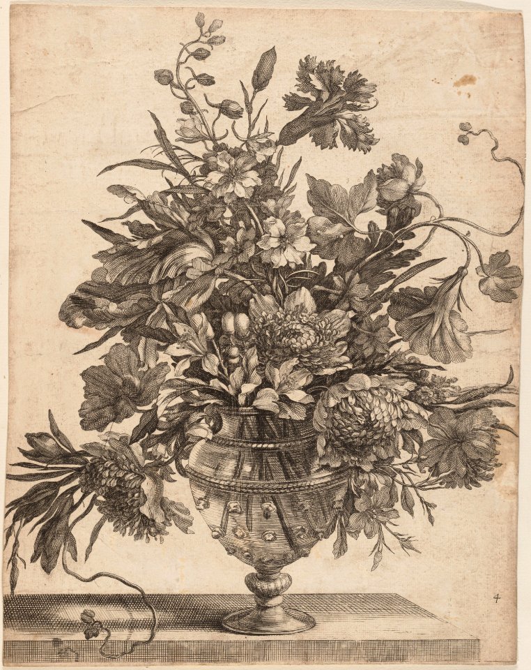 -Flowers Arranged in a Glass Vase- MET DP210870