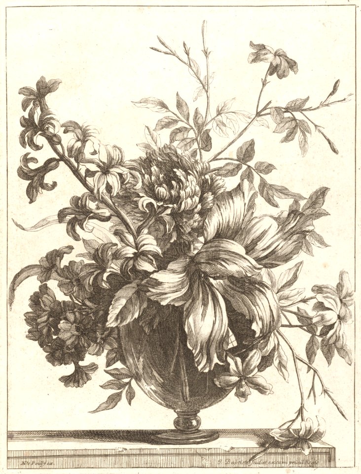 -Flowers Arranged in a Glass Vase- MET DP210755