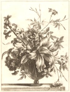 -Flowers Arranged in a Glass Vase- MET DP210755