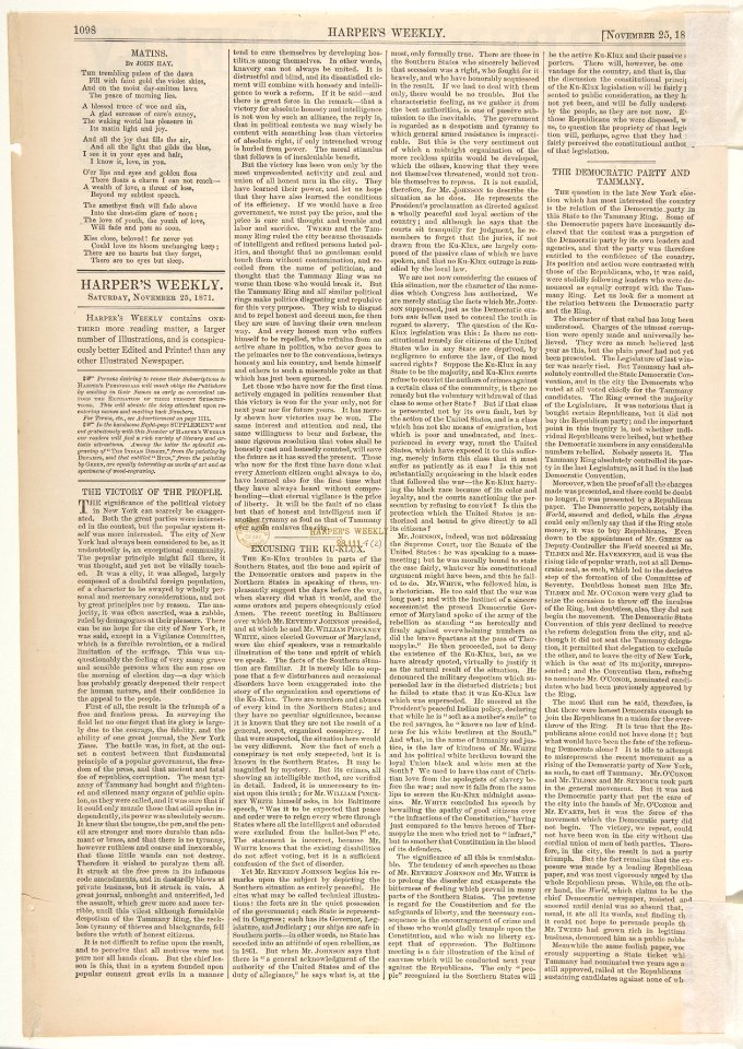 "What are You Laughing at? To the Victor Belong the Spoils" (from Harper's Weekly) MET DP809649
