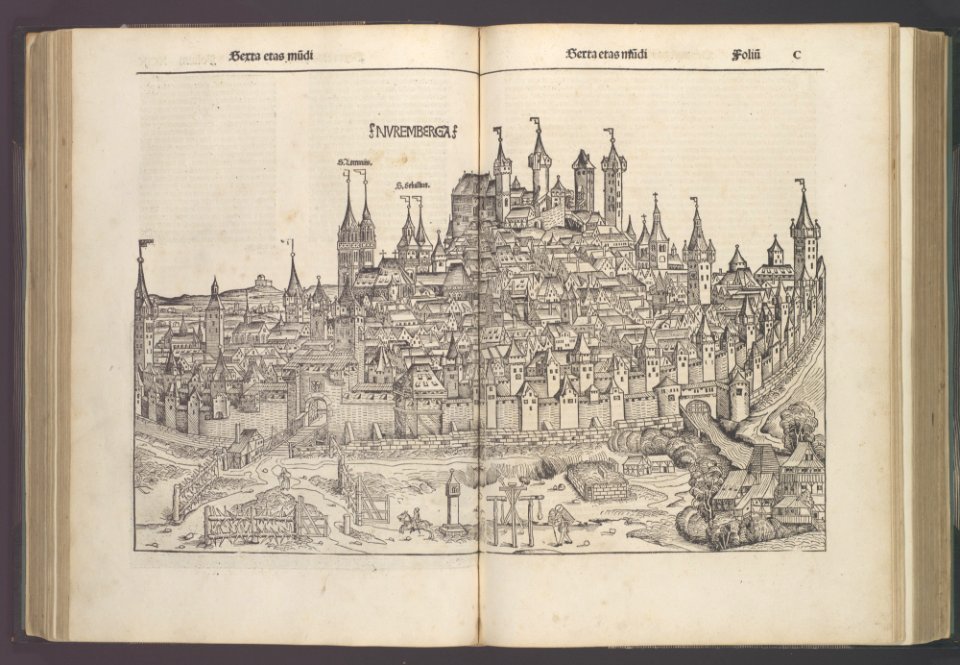 (Liber chronicarum) Registrum huius operis libri cronicarum cum figuris et ymagibus ab inicio mundi MET DP102813