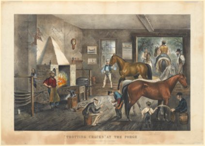 "Trotting Cracks" at the Forge MET DP215192