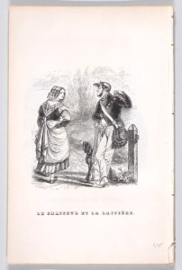 "The Hunter and the Milkmaid" from The Complete Works of Béranger Met DP887610