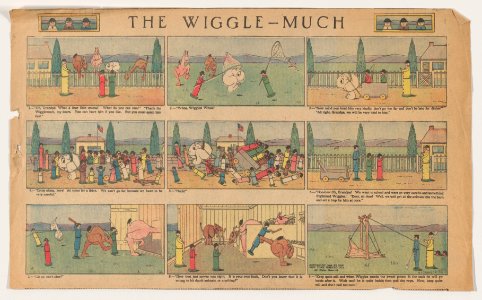 "The Wiggle Much" Comic Strip, No. 1 (published in The New York Herald, March 20, 1910) MET DP856515