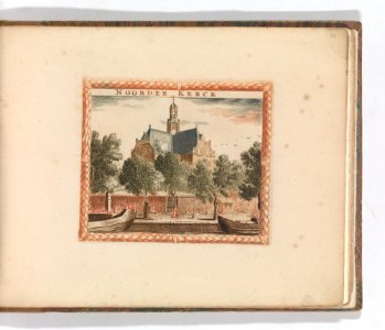 'Noorder Kerck', in- Tooneel Der Voornaamste Nederlands Huizen, En Lust Hoven, Naar T Leven Afgebeeld MET DP-1664-034