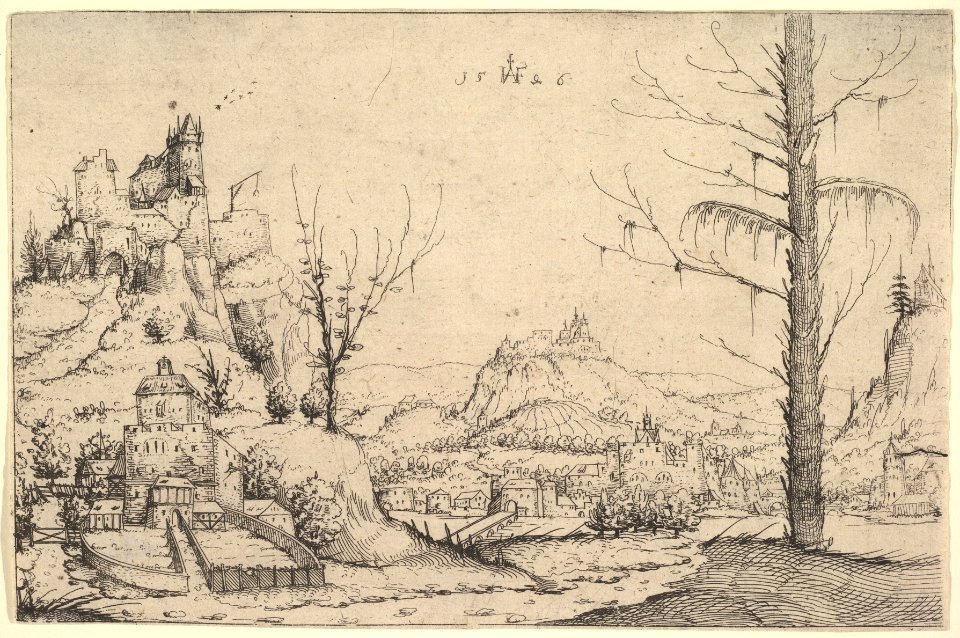 (Landscape with Fortified Towns) MET DP823098