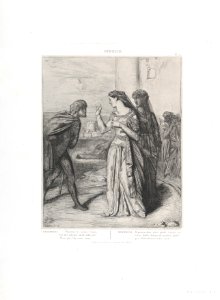"Therefore, be merry Cassio"- plate 6 from Othello (Act 3, Scene 3) MET DP858693
