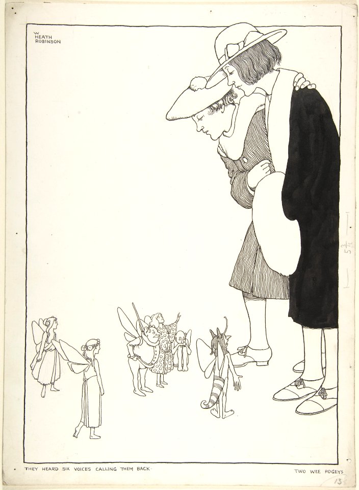 "They Heard Six Voices Calling Them Back"- Two Wee Pogeys, Topsy-Turvy Tales MET DP804904